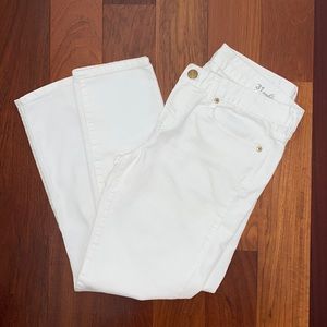 J. Crew White Toothpick Jeans